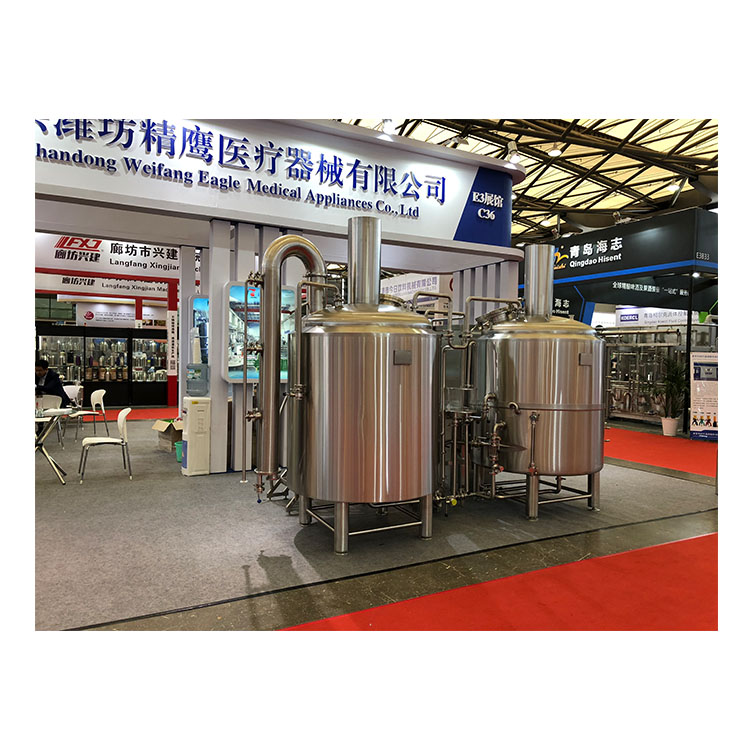 600L 1000L beer brewing machine brewhouse system factory ZXF